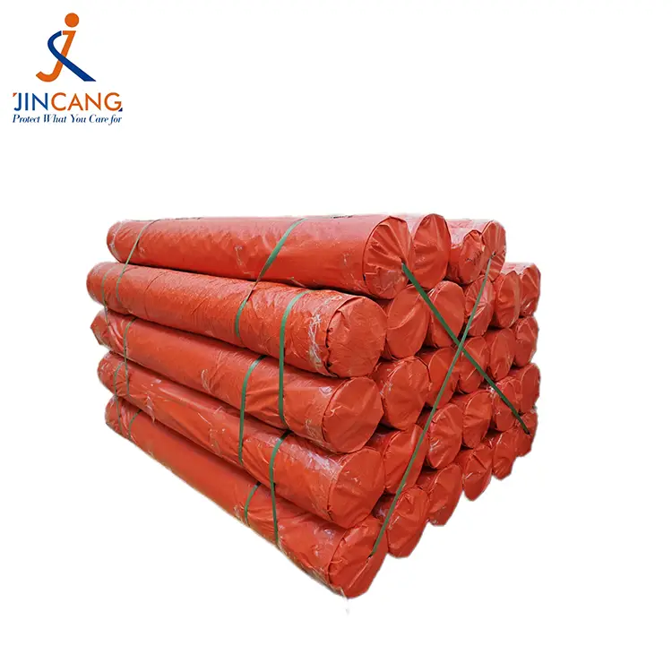 150 gsm портокалова PE Tarpaulin Roll