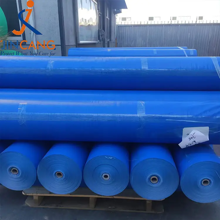 160g сина PE Tarpaulin Roll