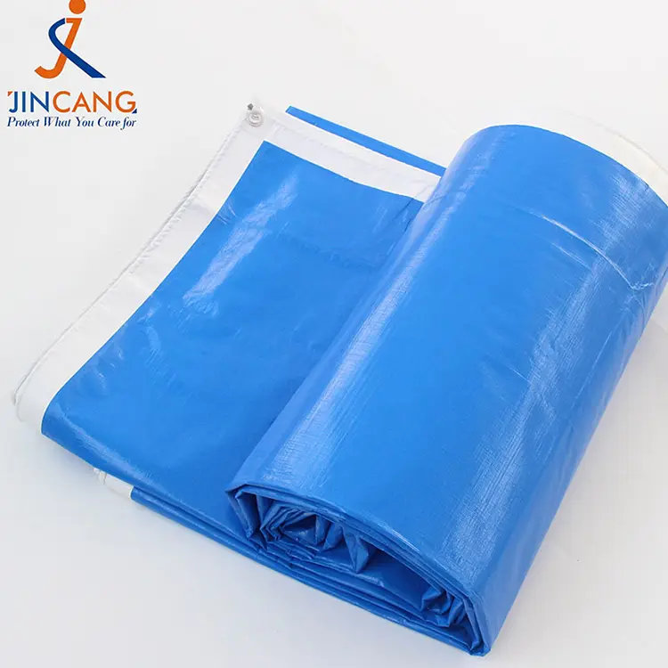 220g сино бело со печатено pe tarpaulin