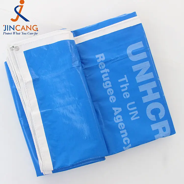 220g сино бело со печатено pe tarpaulin